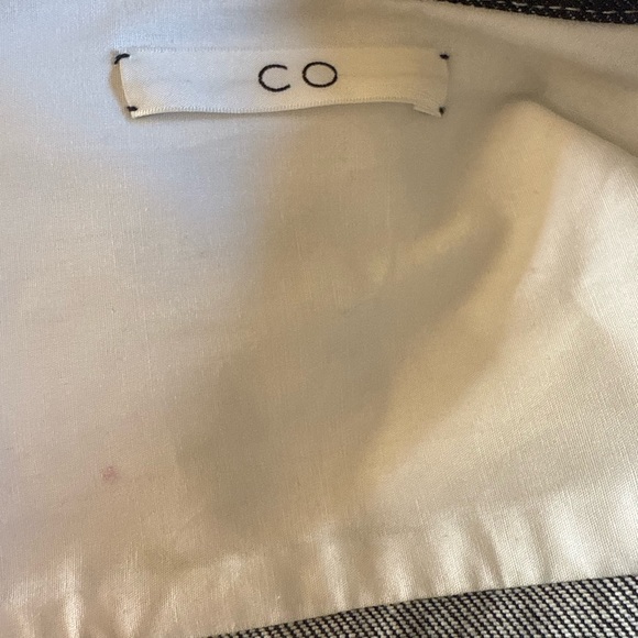 CO Dark Indigo Denim Button Up Shirt Contrast Stitch Premium Denim Size S - Picture 7 of 8